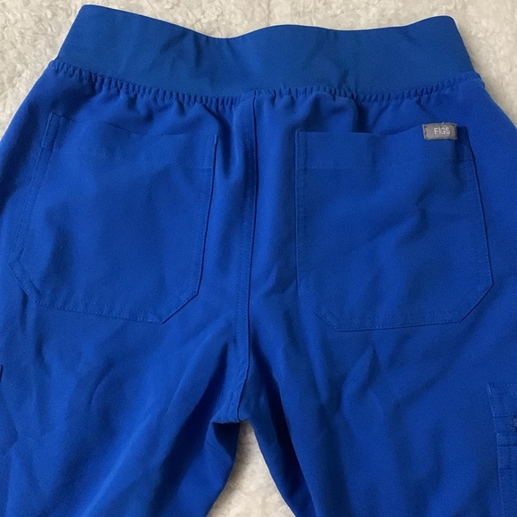 women's Royal Blue Yola - Petite Skinny Scrub Pants 2 - XS - Petite/Royal Blue - Picture 2 of 4